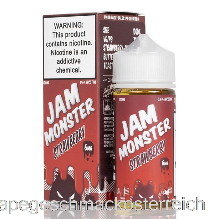 Erdbeere - Marmeladenmonster - 100ml 0mg Vape-Geschmack